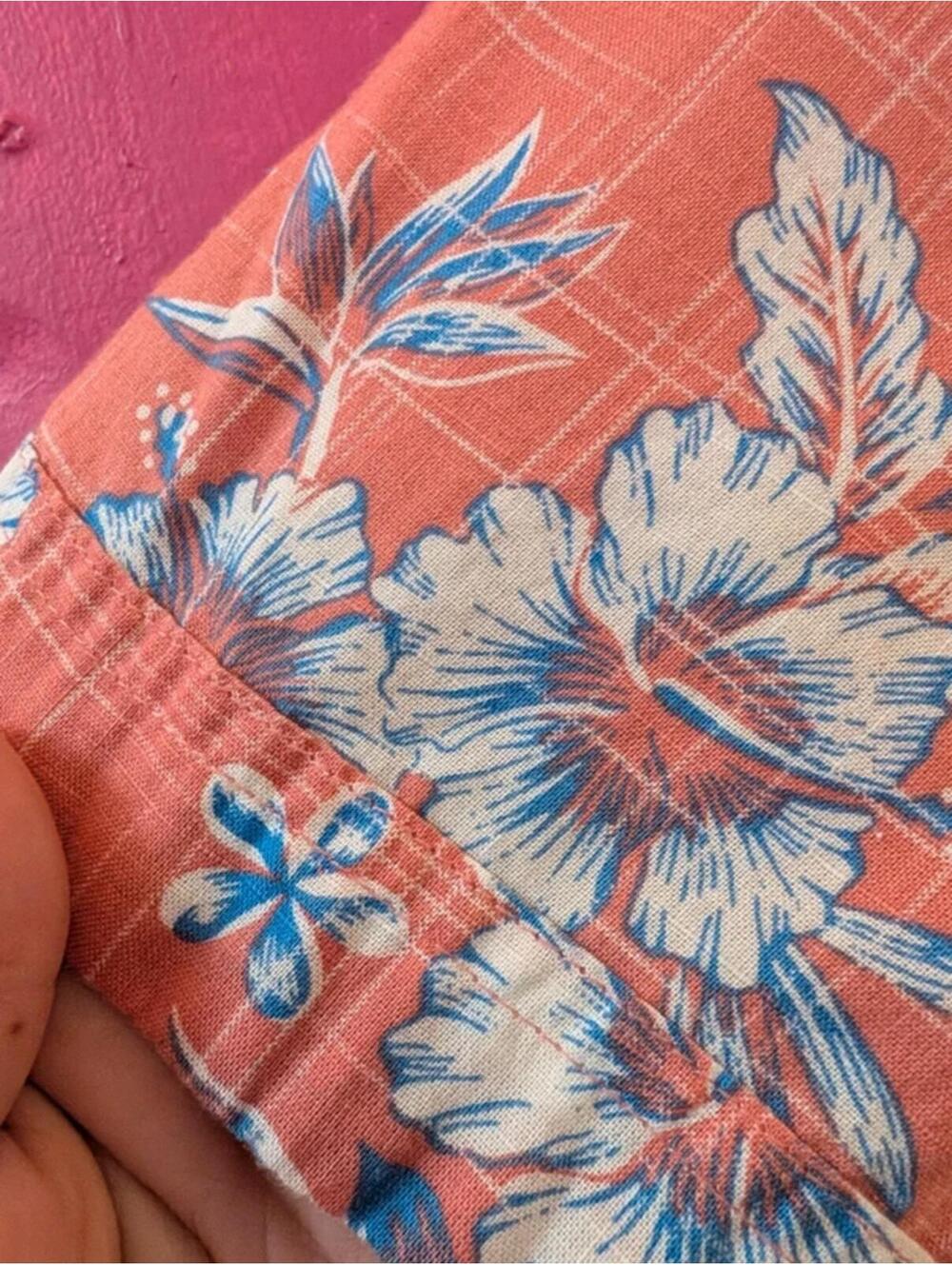 Men's Hawaiian Izod Saltwater Shirt M - Picture 4 of 5